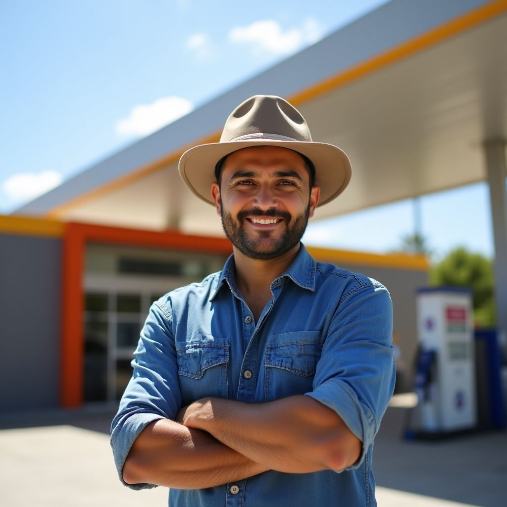 Roberto Fernandez en su estación